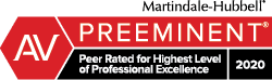 Martindale-Hubbell AV Preeminent accreditation